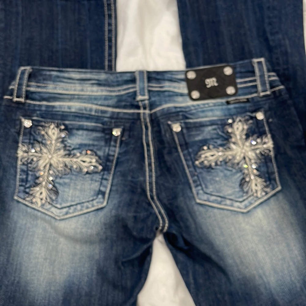Miss me jeans dark blue size 30 boot cut